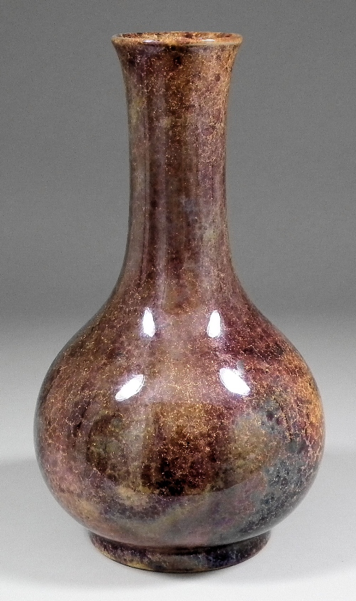 A Moorcroft pottery bottle shaped