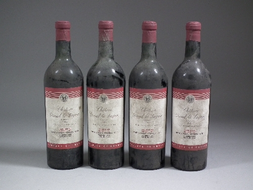 Four bottles of 1945 Chateau Grand 15d94f