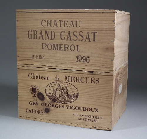 A case of six bottles of 1996 Chateau 15d956