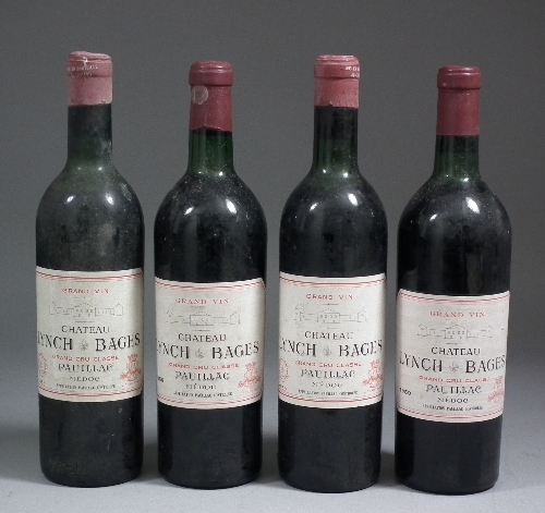 Four bottles of 1959 Chateau Lynch-Bages