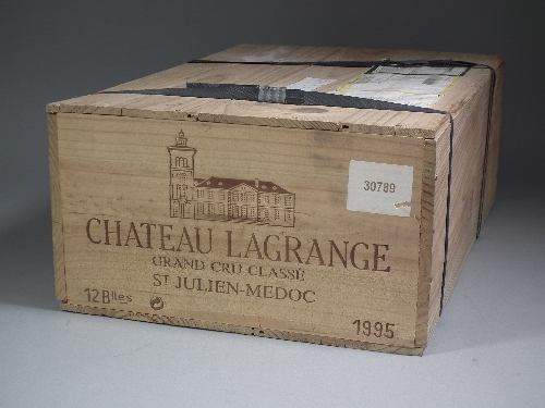 A case of twelve 1995 Chateau Lagrange 15d955
