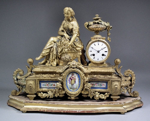 A 19th Century French mantel clock 15d96b