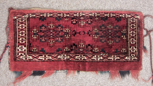 An Antique Yomut (Turkoman) torba (bag