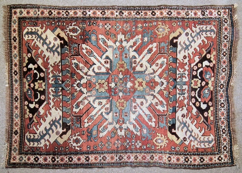 An Antique Caucasian rug woven 15d983