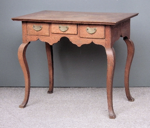 A 19th Century French oak rectangular