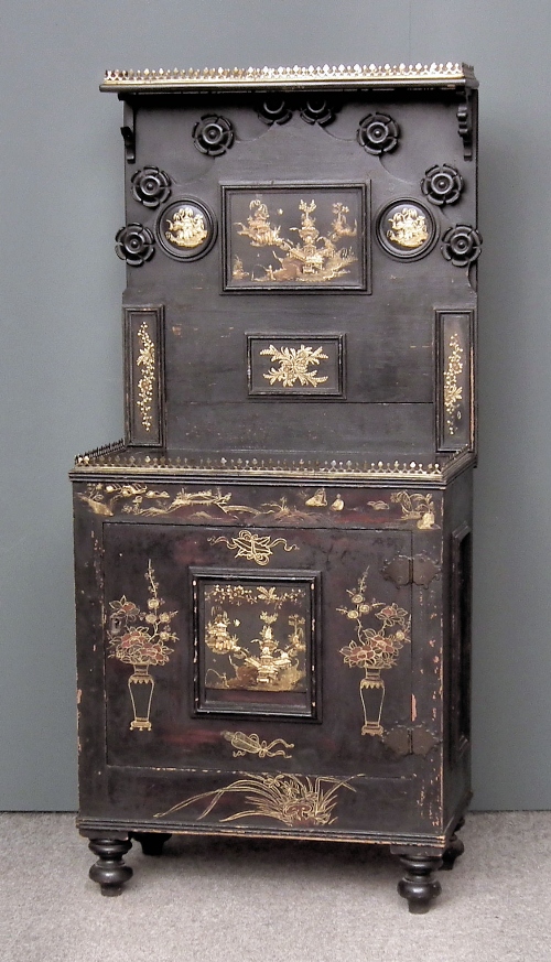 A Victorian ebonised and gilt metal 15d9f1
