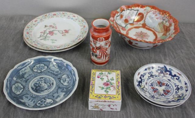 Asian Porcelain Lot.Includes two Chinese