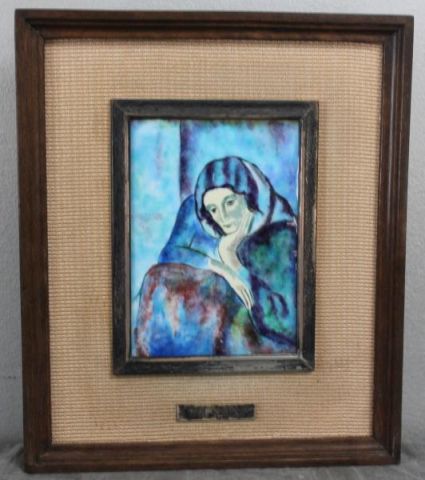 Picasso Framed Enamel Painting From 15daaa