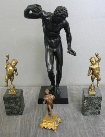 Lot of 4 Bronzes.From a NYC estate.