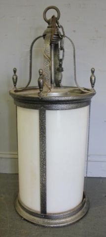 Silvered Milk Glass Lantern From 15dabd