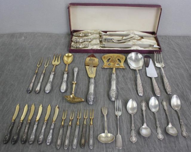 STERLING Handled Assorted Serving 15dada