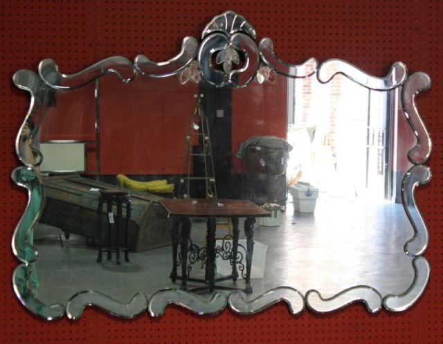 Midcentury Venetian Mirror From 15daff