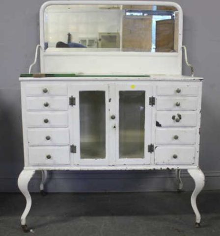 Vintage Industrial Medical Cabinet