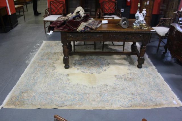Handmade Kirman Carpet From a Scarsdale 15db93