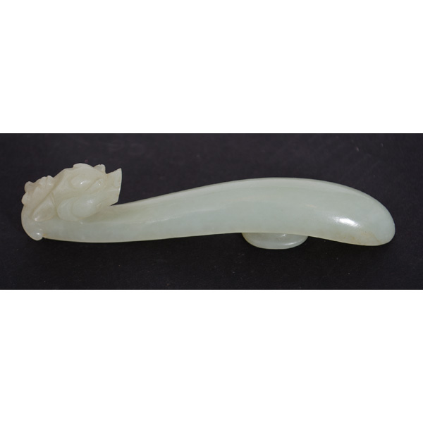 Chinese Celadon Jade Garment Hook 15dbe2