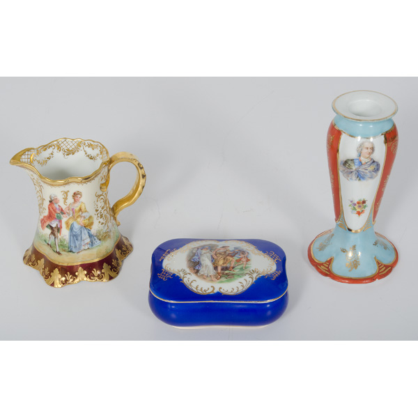 Dresden Porcelain Creamer and German 15dc20