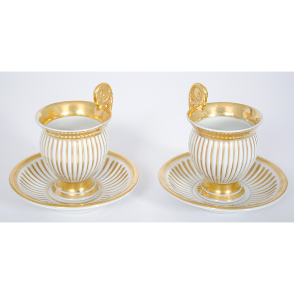 RPM Porcelain Cups and Saucers 15dc18