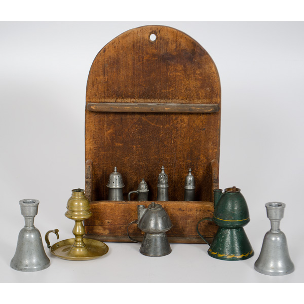 Assorted Pewter Shakers Plus English