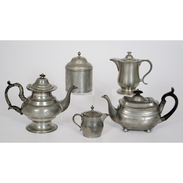 English and American Pewter Coffee
