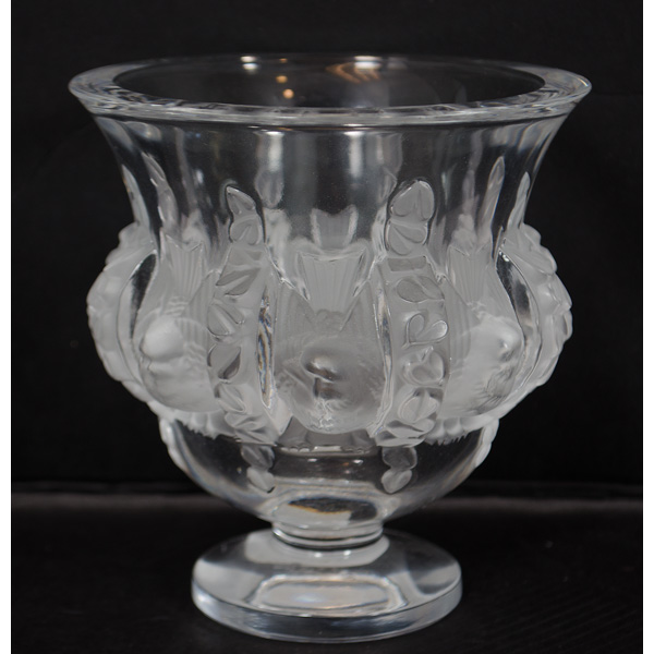 Lalique Dampierre Vase Glass 20th