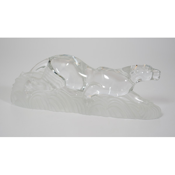 Lenox Panther Figurine Glass panther 15dc4d