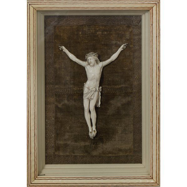 German Ivory Crucifix German ca 15dc7b