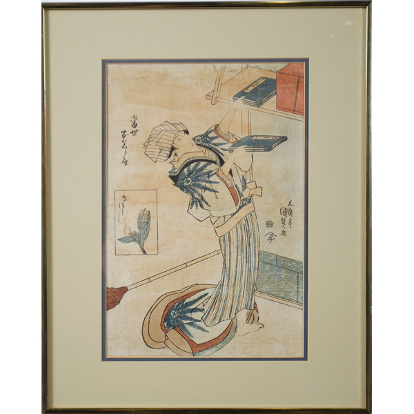 18th Century Japanese Woodblock Print