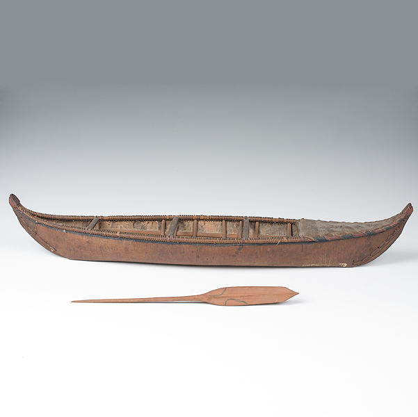 Athapaskan Model Birchbark Canoe