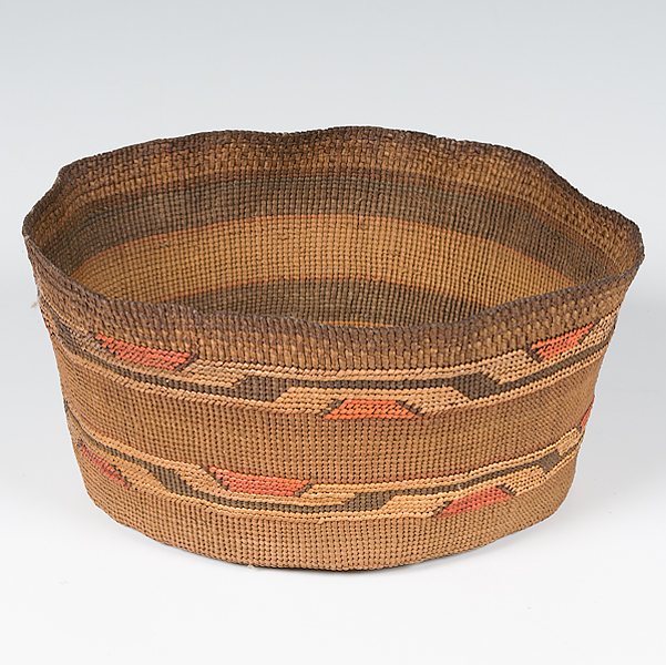 Tlingit Imbricated Basket parallel