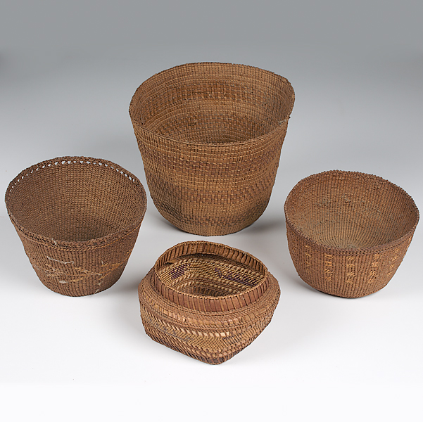 Northwest Coast Baskets lot of 15dcb5