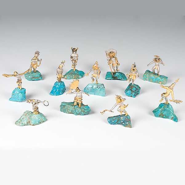 Mikael Redman Gold Silver and Turquoise