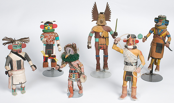 Collection of Hopi Katsinas lot