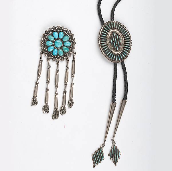 Zuni Turquoise Bolo and Turquoise 15dcf8