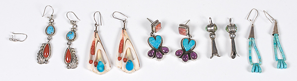 Navajo Earrings lot of 5 Includes 15dcf4