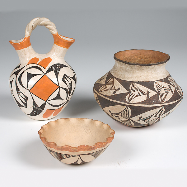 Eva Histia Acoma Wedding Vase PLUS other