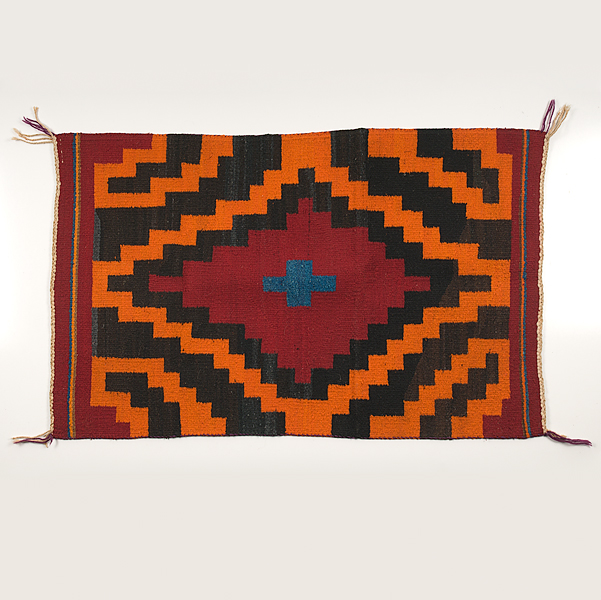 Navajo Weaving woven with hand-spun