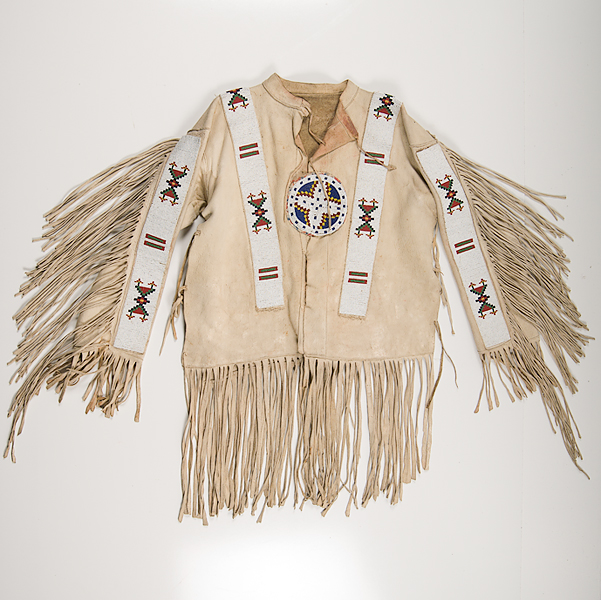 Sioux Beaded Hide Jacket and Leggings