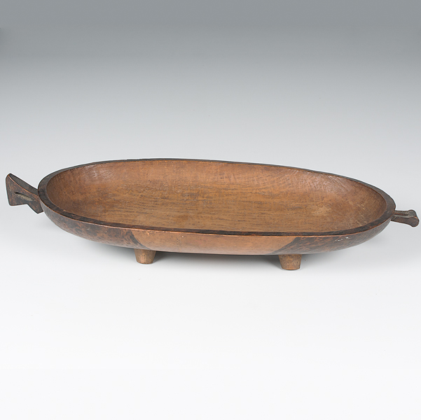 Zulu Wooden Bowl oval bowl with