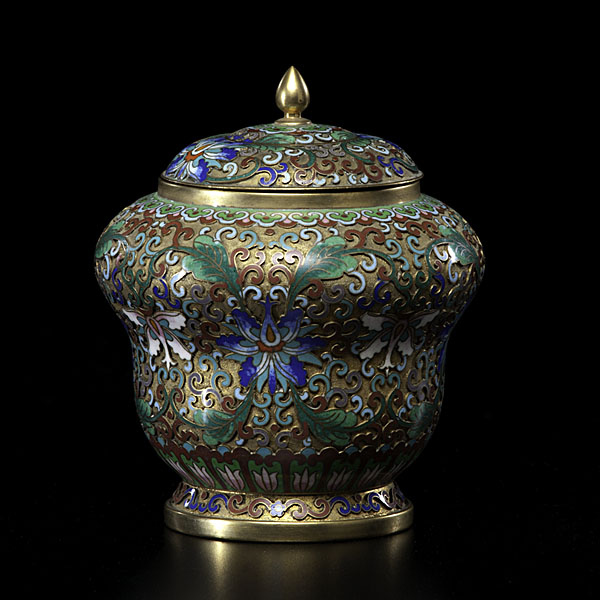 Chinese Cloisonne Jar Chinese early