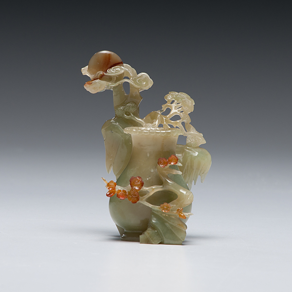 Chinese Jade Carved Scholar's Inkwell
