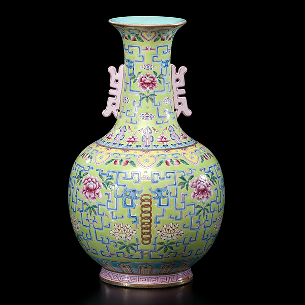 Chinese Famille Rose Vase Chinese 15de25