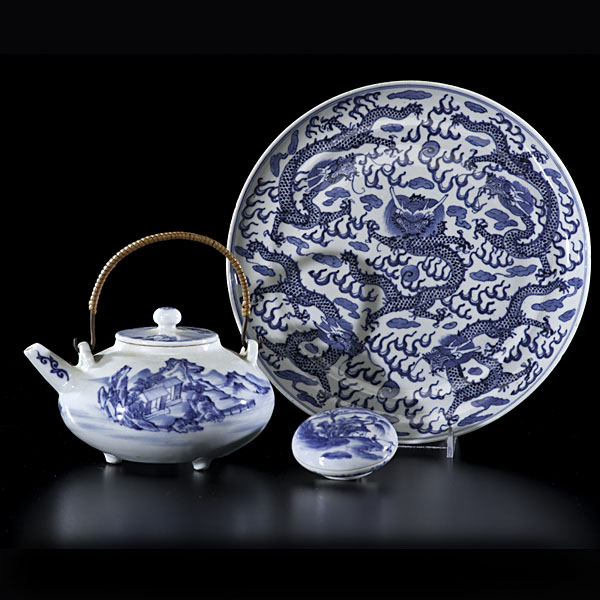 Chinese 19th Century Blue and White