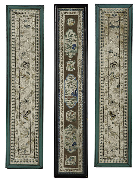 Chinese Embroidered Sleeve Panels 15de43