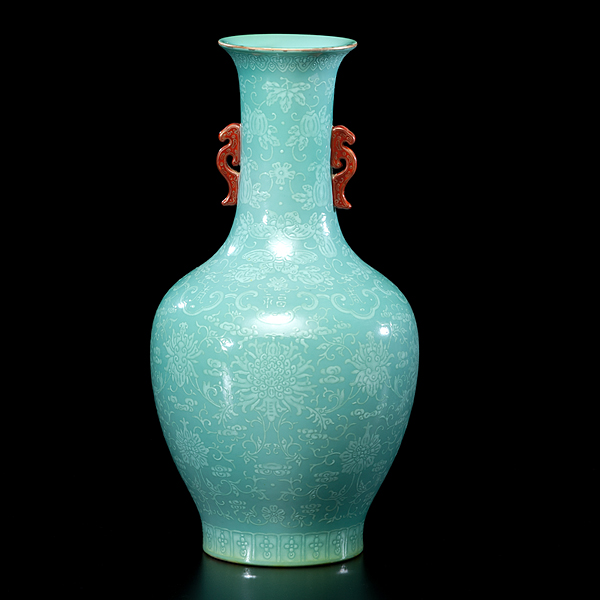 Chinese Baluster-Form Vase Chinese early