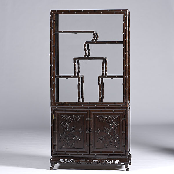 Chinese Curio Cabinet Chinese  15df15