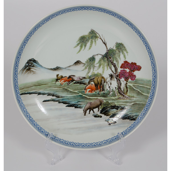Chinese Horse Plate Chinese  15df2a