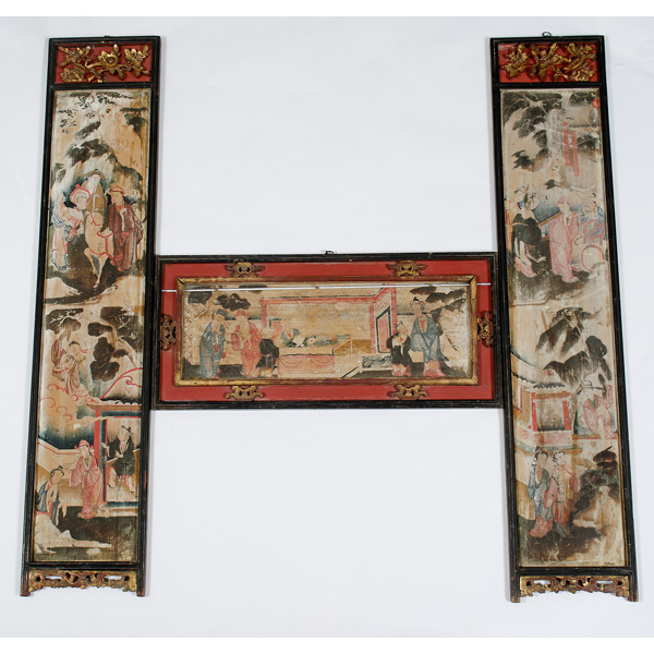 Chinese Painted Panels Chinese  15df5c