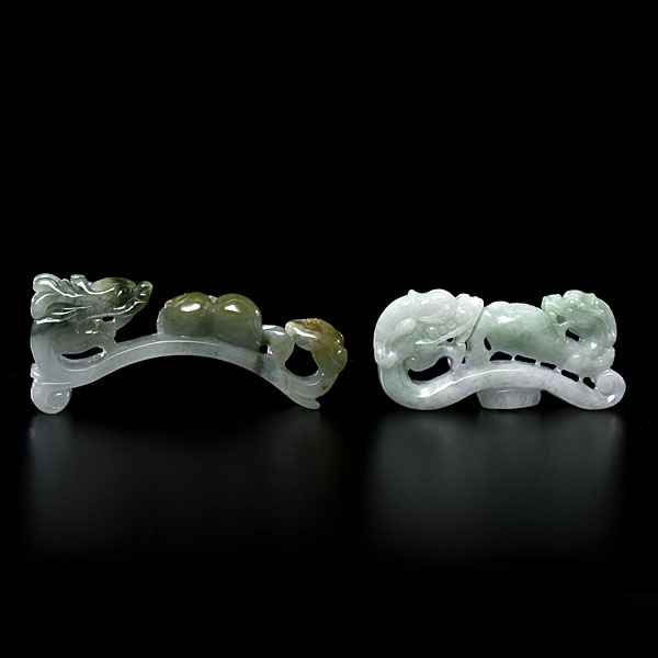 Chinese Jadeite Dragon Carvings 15df64