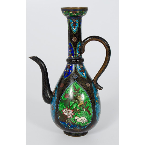 Cloisonne Ewer Asian. Cloisonne ewer