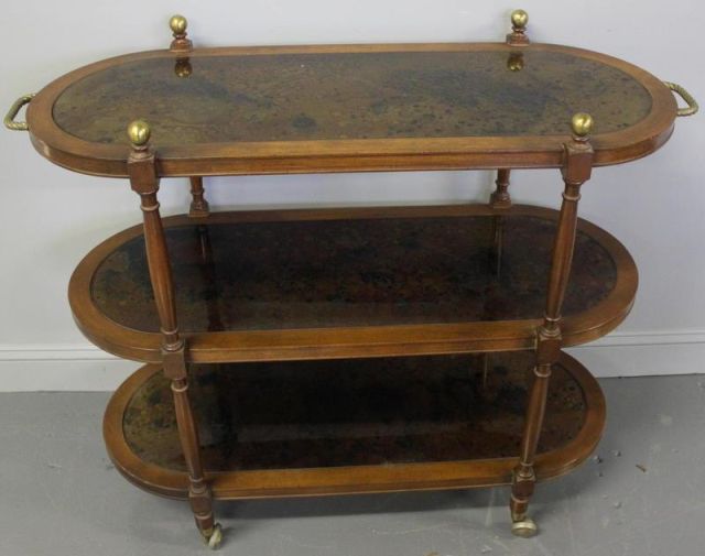 3 Tier Dumbwaiter with Decorative